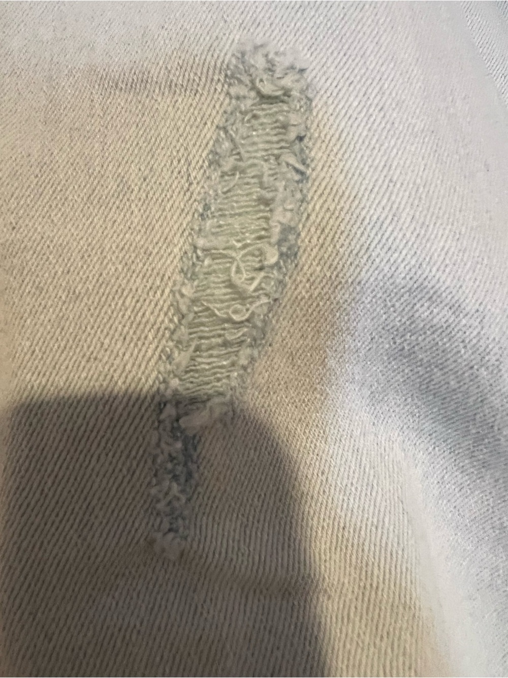 The Main Street exchange Women's Light Blue Distressed Denim Midi Skirt - Picture 3 of 5